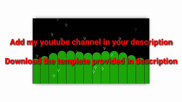 Avee player bar and shadow effect template use chroma key||sri tech Learner||avee player