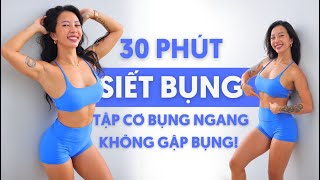 Bài tập siết cơ bụng - Chỉnh võng lưng, không gập bụng, tập siết bụng cơ bản | All level screenshot 2