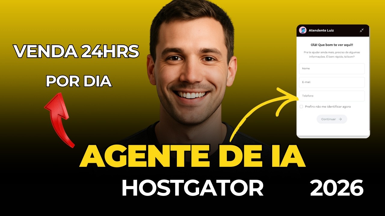 O Segredo para Vender 24h: Como Instalar o Agente de IA da HostGator ...