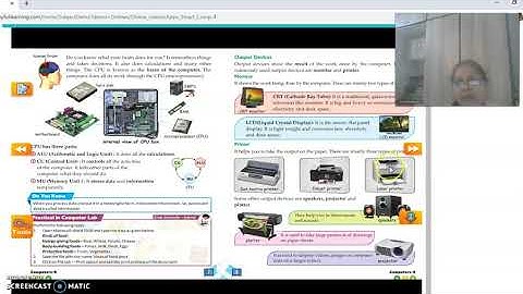 Computer for class 4 : Chapter 1 : Introduction To Computers - part 2