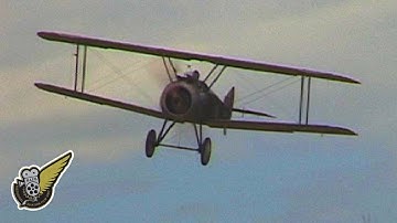 WW1 Sopwith Camel Flybys and Sideslip Landing