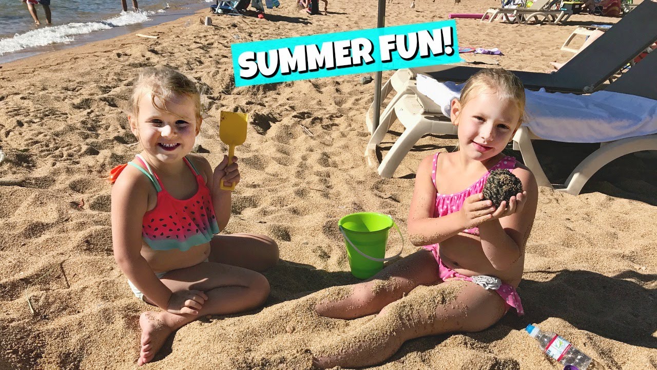 SUMMER FUN AT THE BEACH! - YouTube