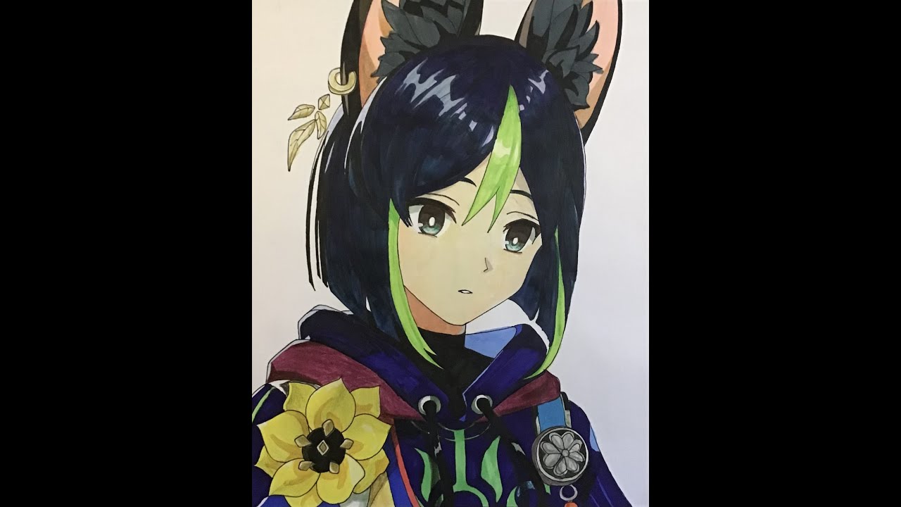 How to draw Tighnari from 