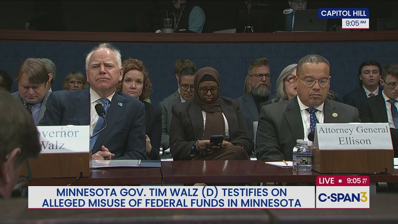 Gov. Tim Walz (D) Testifies on Alleged Misuse of Federal Funds in Minnesota