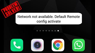 Network Not Available Remote Config Activate Problem solution | Toast Notification Fix | 2022 screenshot 2