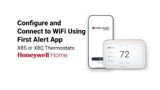 Configure and Connect X8 and X7 Thermostats to WiFi Using First Alert App