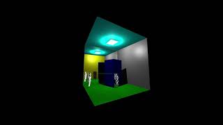 Computer Graphics - Ray tracing example animation