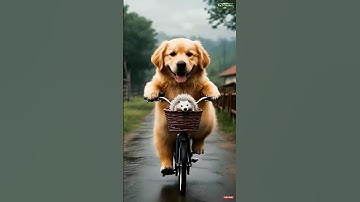 A Unique Friendship in the ☔ #cuteanimal #cutecat #duck