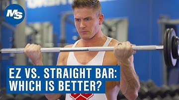 EZ Bar Vs Straight Bar Curl: Which is Better For Building Biceps? (ft. Scott Herman)