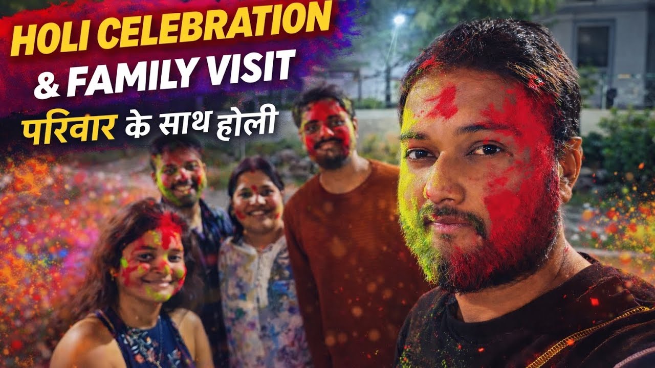 Holi 2026 Vlog | Colors, Family & Unlimited Fun! #Welifemates #Holi #fun #games #family
