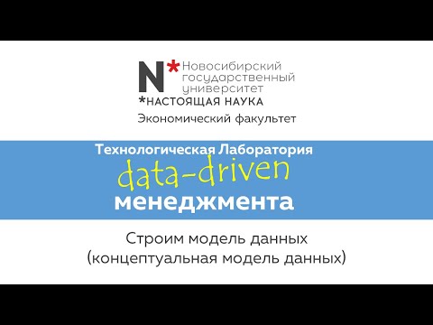 Модель Данных. Создаем концептуальную модель данных (на примере школы)