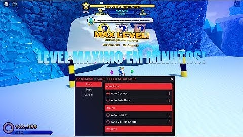 [NEW] Sonic Speed Simulator Script | Infinite Rings | Auto Farm