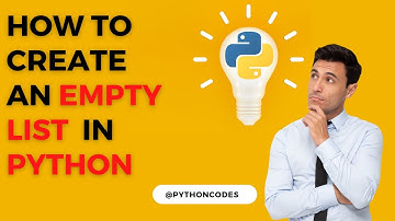 Python program to create an empty list