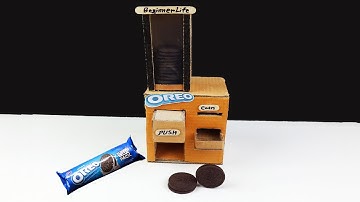 Amazing DIY OREO Vending Machine Method #2 - How to make a OREO Dispenser