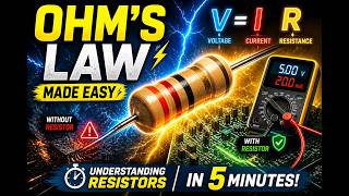 Ohm’s Law Made Easy ⚡ Understanding Resistors in 5 Minutes
