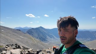 HIKING TWO 14,000 FOOT PEAKS FADED