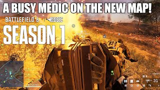 Busy Combat Medics POV on Blackwell Fields Breakthrough Attackers! Battlefield 6 Season 1 New Map