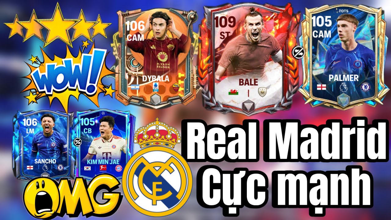 FC MOBILE | REAL MADRID CỰC MẠNH - HERE WE GO GARETH BALE 109 | CON HÀNG CHẤT LƯỢNG TIẾP THEO.