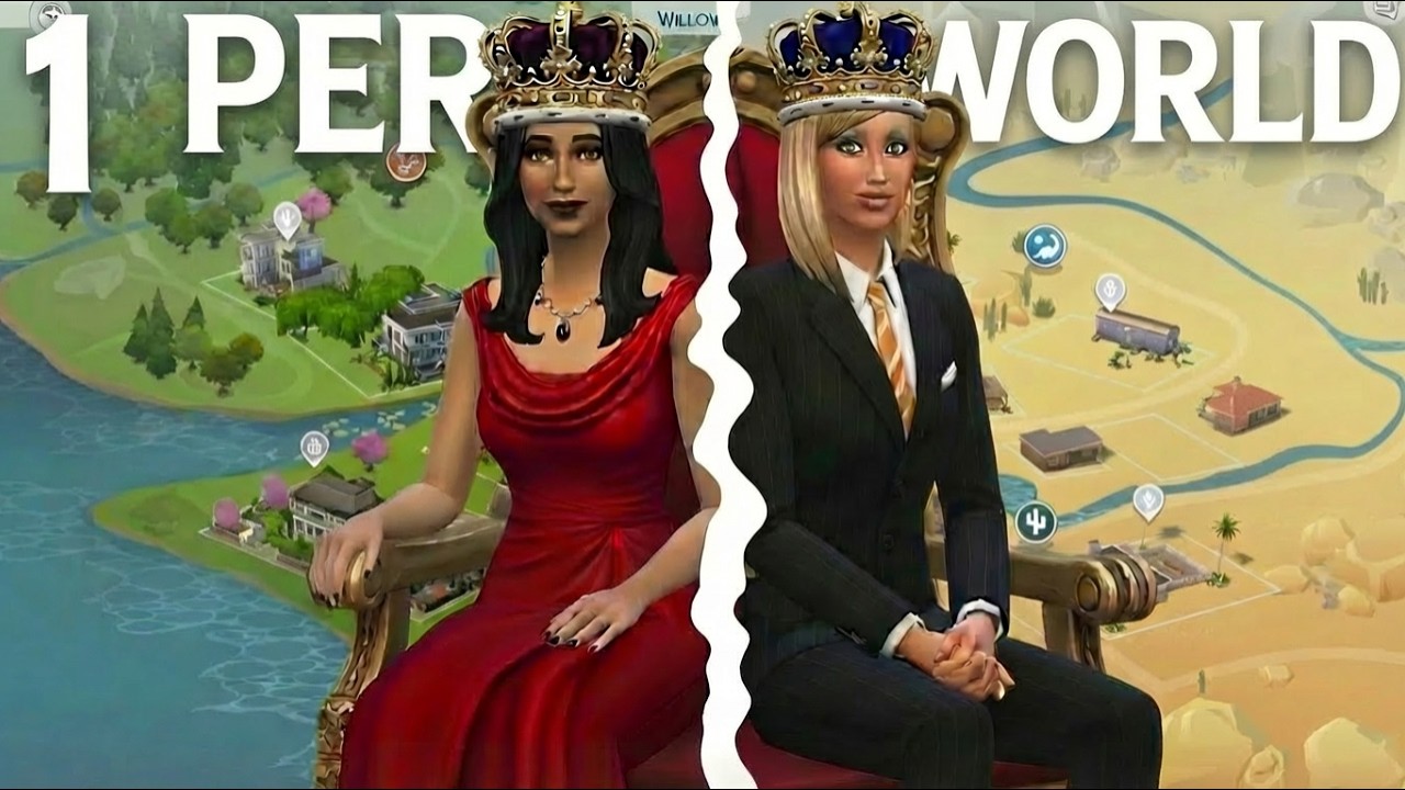 (ad) Different Rulers for Every World in The Sims 4 | Royalty DLC