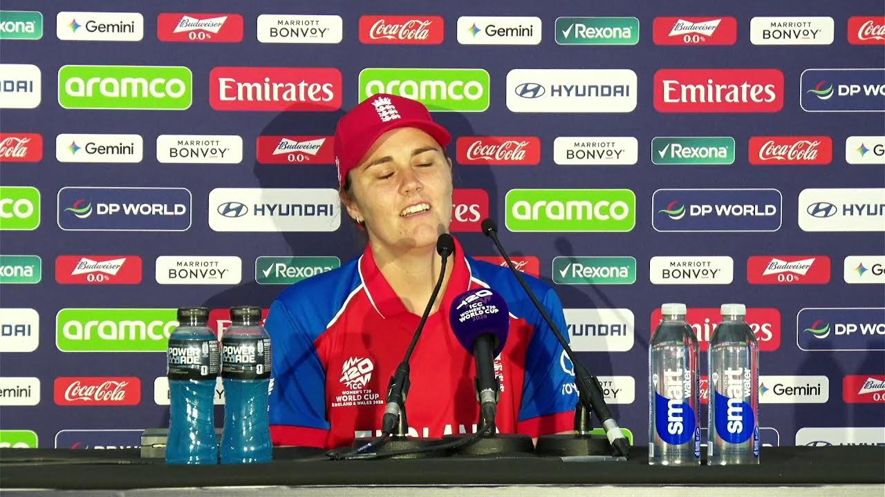 Watch England v South Africa #T20WomensWorldCup 2026 Post-Match Media Conference