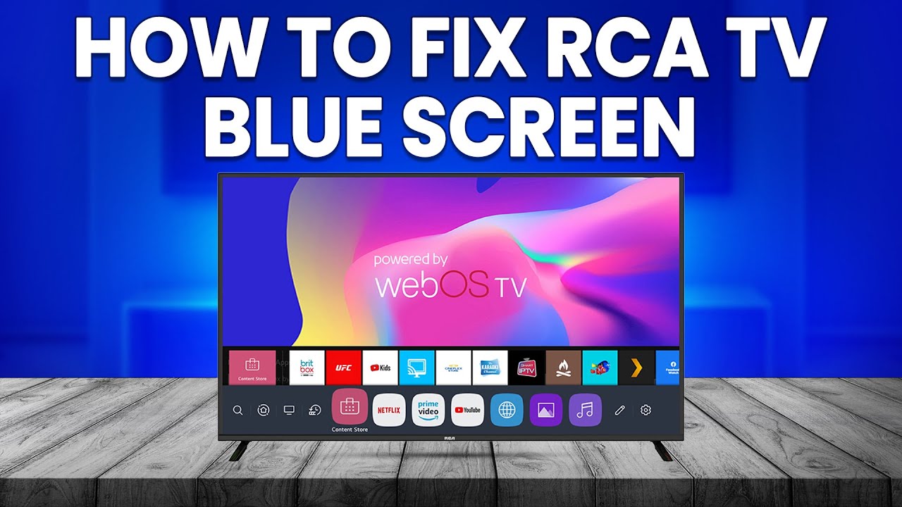 How To Fix RCA TV Blue Screen (Simple Guide To Resolve RCA TV Blue ...