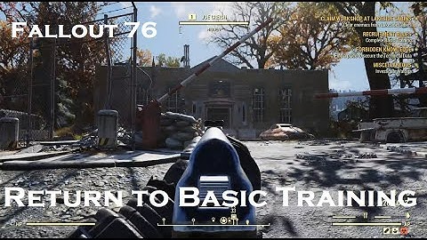 Fallout 76 Back to Basic Training