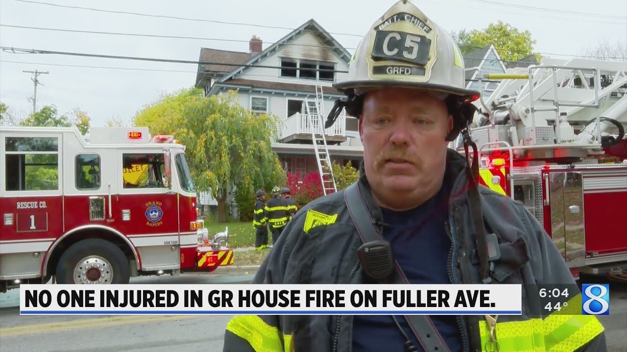 No one hurt in house fire in Grand Rapids - YouTube