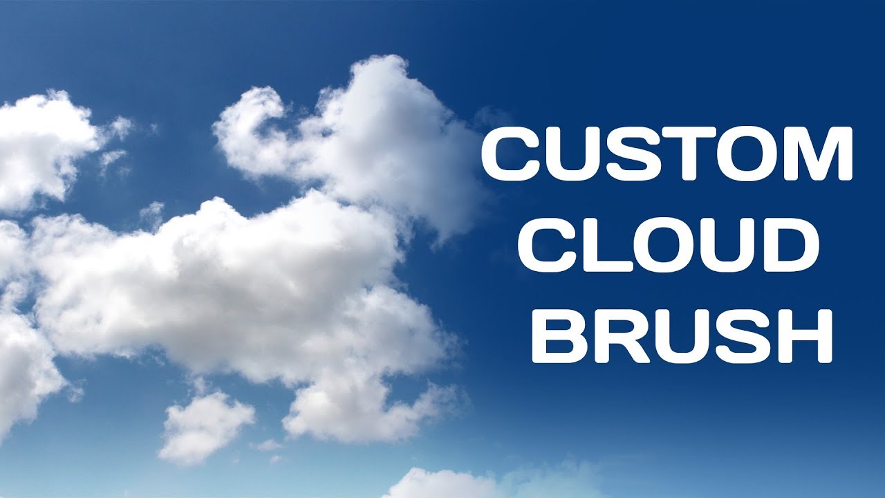 how to create a cloud brush in photoshop youtube cloud brush photoshop
