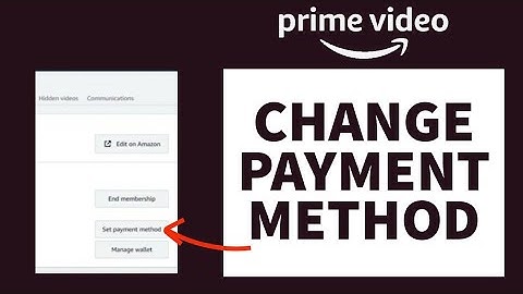 How To Change Payment Method On Amazon Prime Video (2023) | Amazon Prime Tutorial (Step By Step)