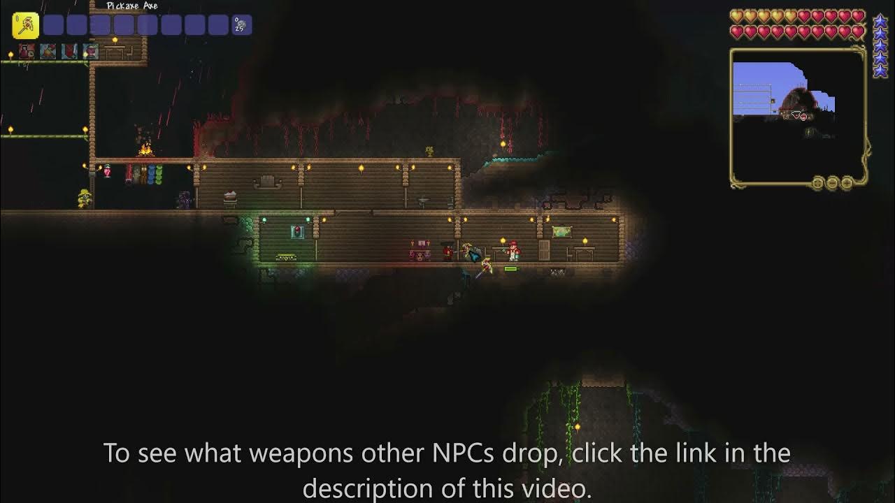How to kill NPCs in Terraria EASILY YouTube