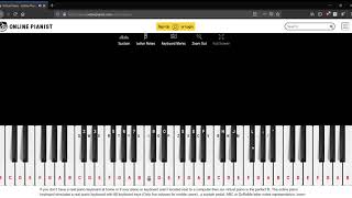 Using a virtual piano to poorly play Giorno's theme screenshot 5