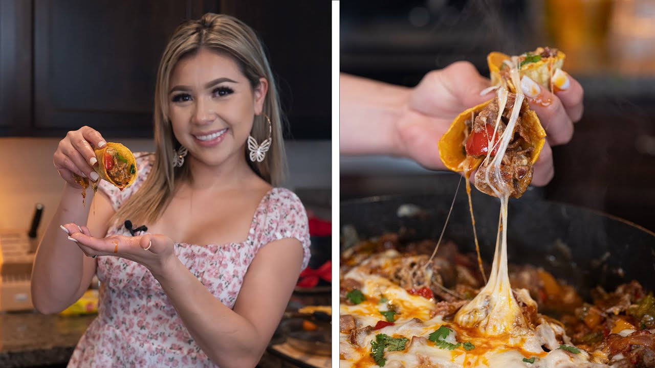 Grab Everything You Have In Your Fridge and Make These Tacos de Alambre | Cheesy Fajita Tacos