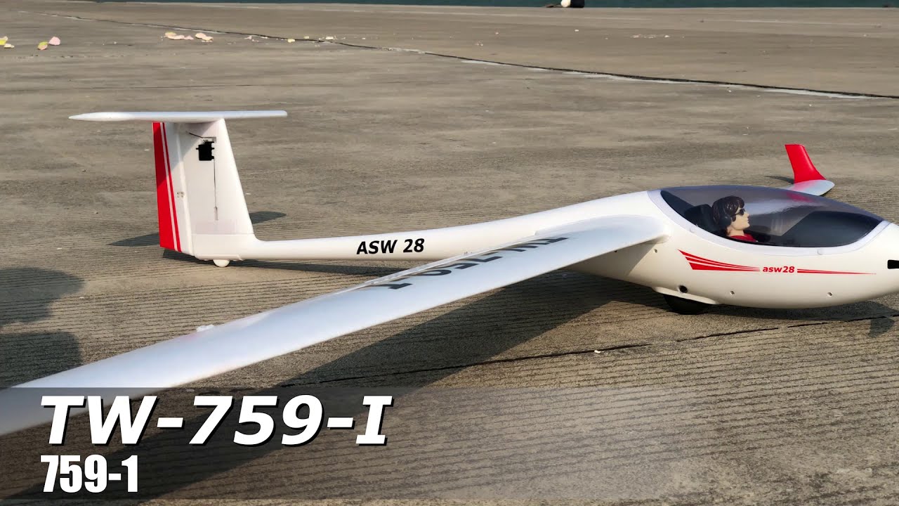 Auvent Transparent P7590104 Compatible Volantex RC Avion 759-1 ASW28