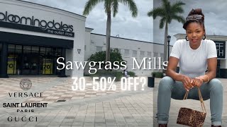 SAWGRASS MILLS | Worth a Visit? | VERSACE , SAINT LAURENT, GUCCI | MINI LUXURY & DESIGNER HAUL