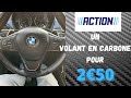 Carbone action  un volant carbone bmw