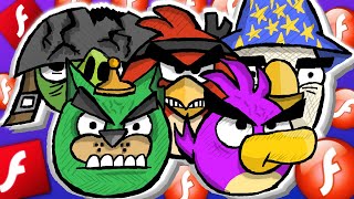 картинка: Ностальгический мир Flash-игр по Angry Birds