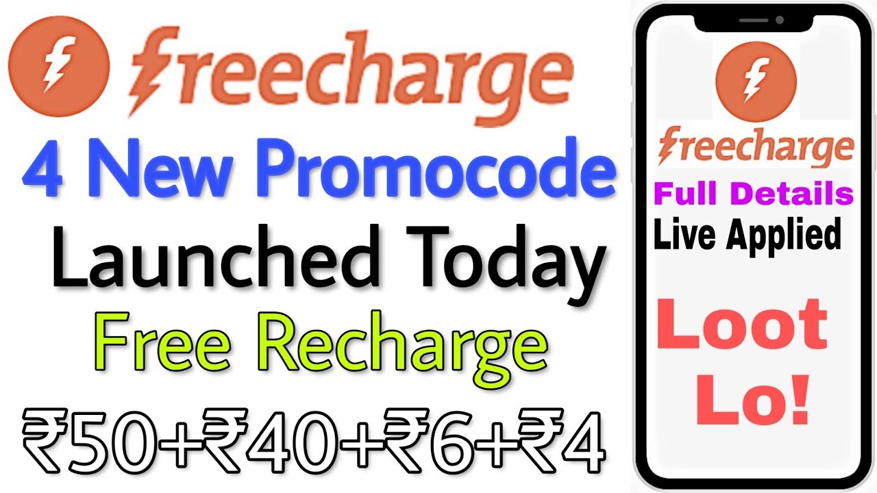 Freecharge New 4 Promocode | 100% Cashback Promocode June 2019 | Free Recharge |