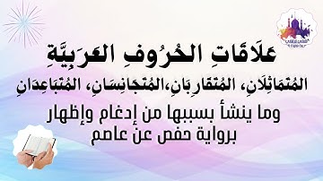 ✨ "المفاتيح الذهبية🔑: مقدمة شاملة عن علاقات الحروف | أحكام التجويد برواية حفص عن عاصم