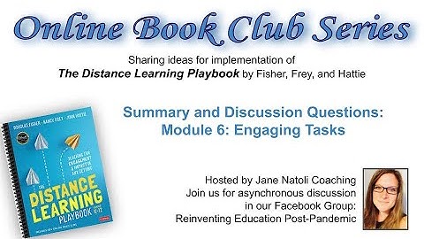 Module 6: Book Club Distance Learning Playbook - Google Slides