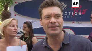 Ryan Seacrest launches his latest menswear collection, inspired by Rio in time for the Olympics