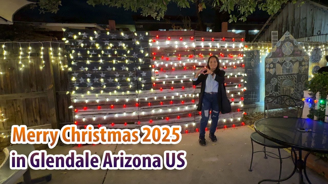 Merry Christmas 2025 in Glendale Arizona US