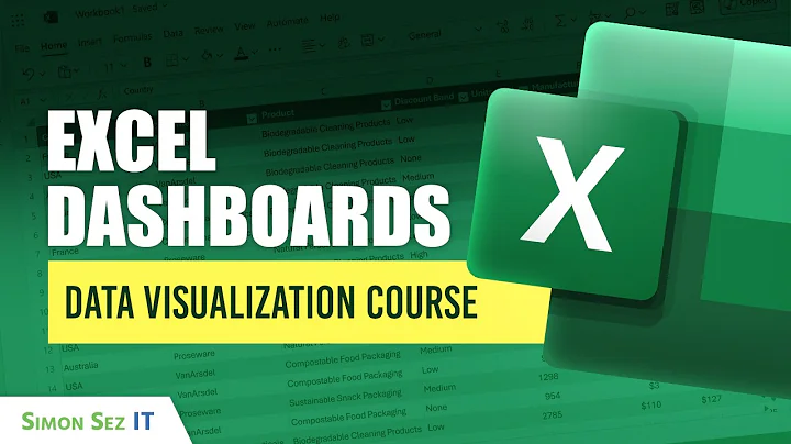 Interactive Excel Charts and Dashboards - Data Visualization Course
