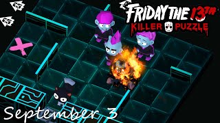 Friday the 13th Killer Puzzle Daily Death September 3 2020 Walkthrough