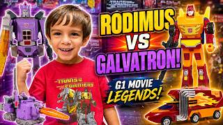 RODIMUS PRIME vs GALVATRON! | G1 Transformers: The Movie Legends