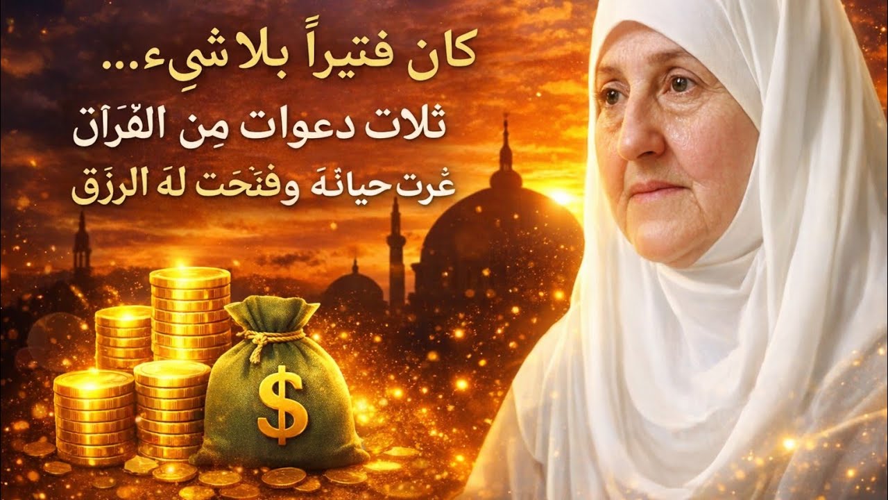 من الفقر إلى الغِنى… ثلاث دعواتٍ من القرآن فتحت الرزق لصحابيٍّ بدأ من الصفر | د. هيفاء يونس