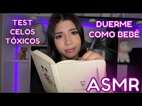 ASMR ESPAÑOL / DUÉRMETE con este TEST RARO de CELOS TÓXICOS muy RELAJANTE
