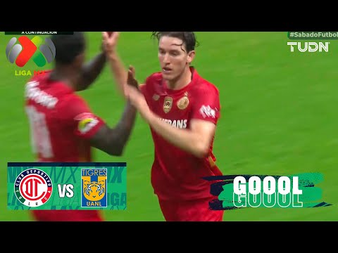 ¡MARCEL RUÍZ pone a un gol el empate! - Toluca 3-4 Tigres | Liga MX - J3 2025 | TUDN