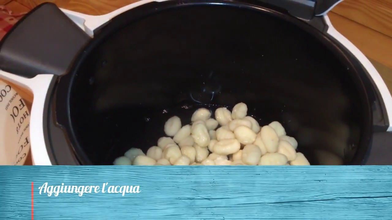 Gnocchi ai 4 formaggi con il Cookeo