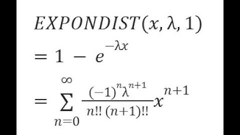 FACTDOUBLE EXPONDIST Taylor Maclaurin SERIESSUM LINEST POLYNOMIAL REGRESSION Google Sheets or Excel