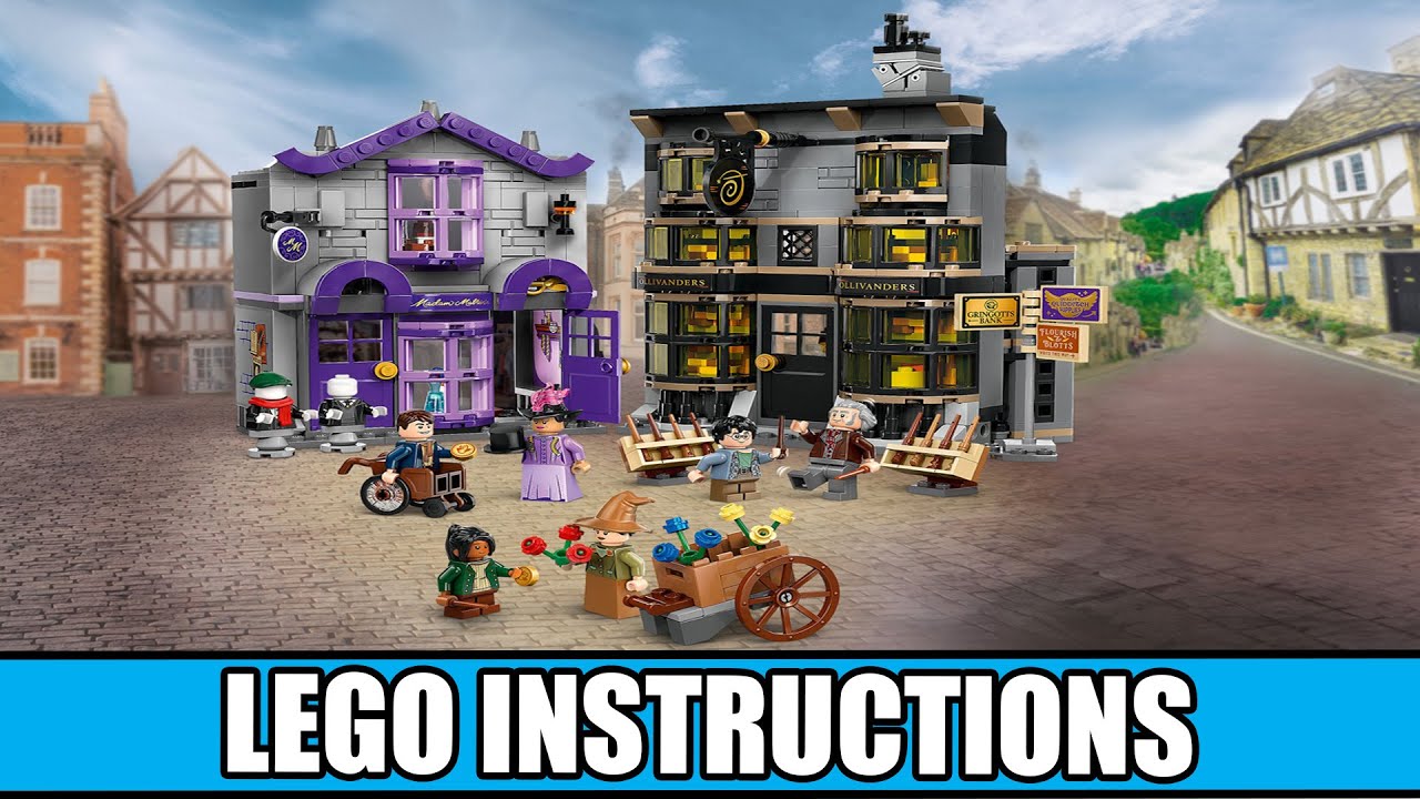 LEGO Harry Potter Ollivanders & Madam Malkin's Robes Instructions | Complete Guide LEGO instructions